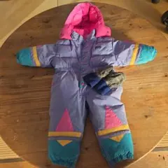 LLBean 子ども用スキーウェア 　90～100cm　　　手袋付き