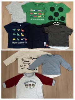 半袖、長袖シャツ　9点まとめ売り　80cm