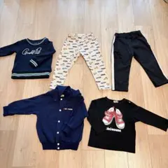 まとめ売り5点 90 100 ミキハウス お出かけ 保育園着