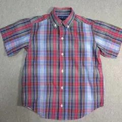 Ralph Lauren ラルフローレン 子ども半袖シャツ サイズ7 チェック