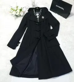 CHANEL♥大人のダッフル　コート・ジャケット♥ロゴトグルボタン♥新品同様品