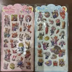 ボンボンドロップシール 4シートセット ズートピア