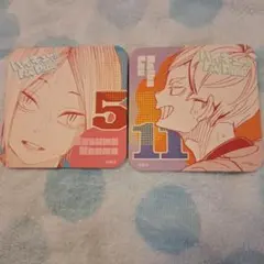 ハイキュー ファンパーク アートコースター 孤爪研磨　灰羽リエーフ