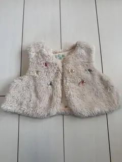 TOCCA ベビーベスト 90サイズ ベージュ