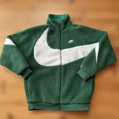 Nike フリースリバーシブルジャケット グリーン