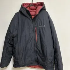 montbell コロラドパーカ L 黒×赤 リバーシブル