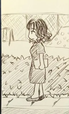 【タムくん/ウィスィット・ポンニミットさんの油絵：“School Girl”】 タムくん/ウィスィット・ポンニミットさんの油絵：“School Girl