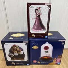 プリンセス　一番くじ　ディズニー　A賞B賞ラストワン 美女と野獣　フィギュア
