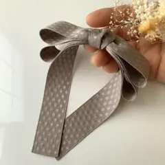 【オーダーメイド品】選べるカラードットたらりんポニーフック(ゴム可能)