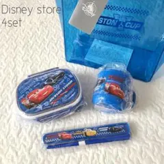 ①【新品】Disney store カーズ ランチセット お弁当箱 箸 コップのサムネイル