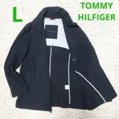TOMMY HILFIGERトレンチコート　アウター　ジャケット　ブラック系　L