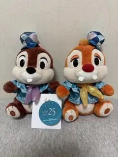 ぬいぐるみ】 ディズニー 25周年 スパークリングジュビリー チップ
