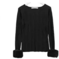 神戸レタス、ニット黒