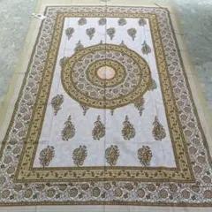 インド綿100% マルチカバーシングルサイズ ★新品★150✕220cm