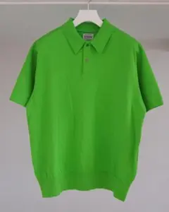 新品★Yonetomi LIGHT WAVE COTTON KNIT POLO