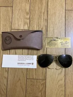 未使用品デッドストック　レイバン　サングラス　ティアドロップ　ケース付き