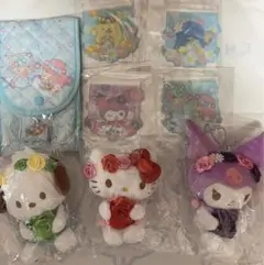 サンリオHappyくじ　フラワー　ぬいぐるみチャーム