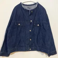 【美品】 JUNKO SHIMADA PART2 デニムジャケット フリンジ襟