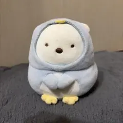 すみっコぐらし しろくま ペンギンのフード付きぬいぐるみ