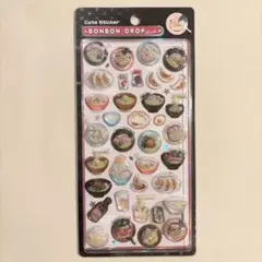 ボンボンドロップシール 和柄 ラーメン