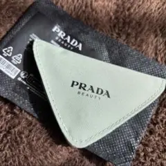 PRADA BEAUTY ミントグリーン ミラー ノベルティー