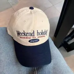 【新品】アメリカ古着　ベースボールキャップ　ネイビー 刺繍　ストリート アメカジ