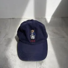 Polo Ralph Lauren ポロベア刺繍 ネイビーキャップ