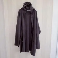 ジャーナルスタンダード カーディガン ロングカーディガン フード グレー L