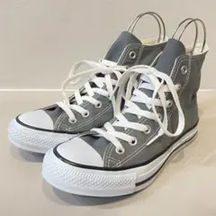 【美品】CONVERSE コンバース オールスター ハイカット グレー 24.0