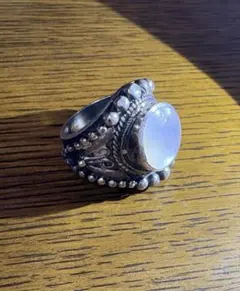 008 Moon Surface Pinkie Ring - メルカリ