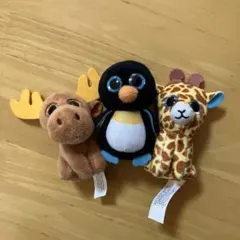 Ty ぬいぐるみ マスコット 3体セット　ハッピーセット