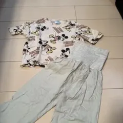 ミッキーマウス柄パジャマセット