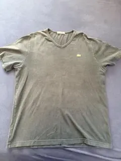LACOSTE ラコステ Tシャツ グレー ロゴ刺繍