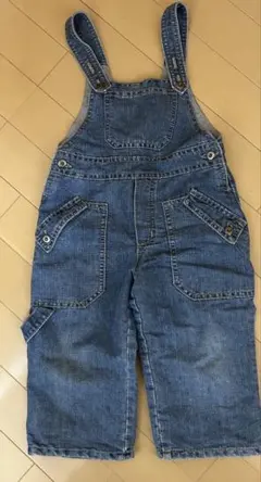 デニムオーバーオール 23サイズ　古着風で可愛い！
