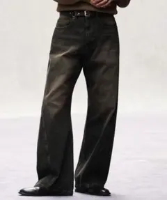 WYM LIDNM VINTAGE WASHED CURVED DENIM