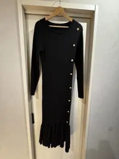 Dazy XL ニットワンピース　黒　大きいサイズ