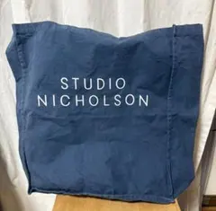 STUDIO NICHOLSON スタジオニコルソン トートバッグ ネイビー