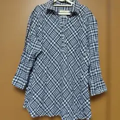 美品CROCODILE 長袖 チェックシャツ LLサイズのサムネイル