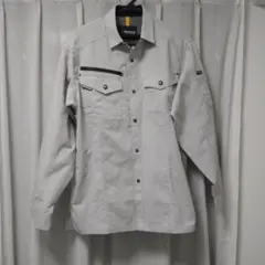 BURTLE ワークシャツ Lサイズ グレー　春夏用のサムネイル