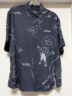 Mark Gonzales 総柄 半袖シャツ ブラックのサムネイル