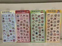韓国限定 クレヨンしんちゃん ボンボンドロップシール 3D ぷっくりシール 4種