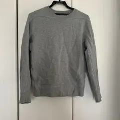 クルーネック スウェット グレー