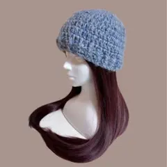クラッシャーハット　ビーニー　ハット　バケットハット　クロシェハット　ニット帽
