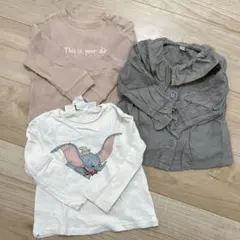 ZARA 西松屋 長袖Tシャツ 【80】 3枚セット 長袖 シャツ
