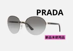 【新品】PRADA ブラック ペールゴールドサングラスのサムネイル