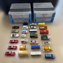 トミカ２7台、パーキング2個セット　ジャンク