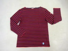 ORCIVAL オーシバル 綿 ボートネック 長袖Tシャツ バスクシャツ