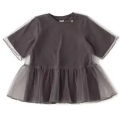 新品未使用　プティマイン チュールドッキングtシャツワンピース　ワンピース