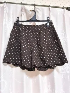 honeys colza ブラウン ドット柄 ショートパンツのサムネイル