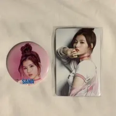TWICE サナ 缶バッジ トレカ
